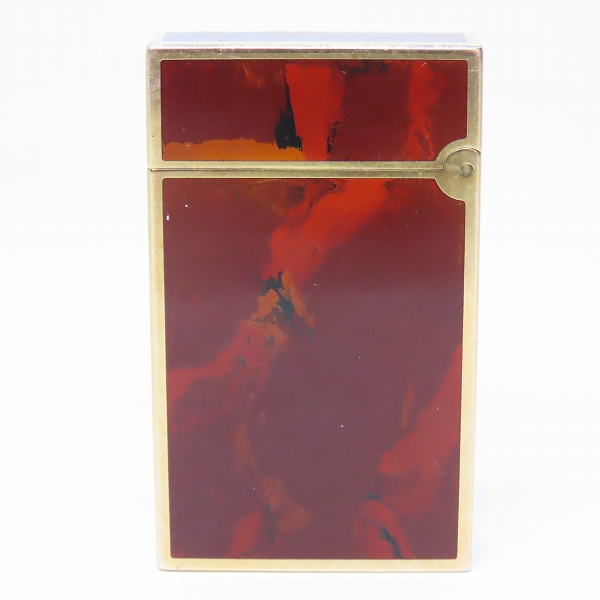 実際に弊社で買取させて頂いたS.T.Dupont/デュポン LINE2/ライン2 マーブル模様 ガスライターの画像 1枚目