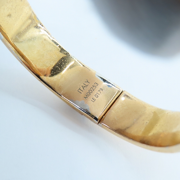 実際に弊社で買取させて頂いたLOUIS VUITTON/ルイヴィトン カフ ナノグラム ブレスレット M00253の画像 8枚目