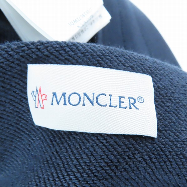 実際に弊社で買取させて頂いた【JPタグ】MONCLER/モンクレール PANTALONE サイドロゴ スウェットパンツ ネイビー F10918H71260/L の画像 2枚目