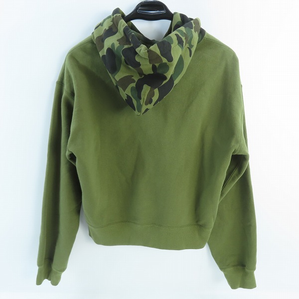 実際に弊社で買取させて頂いたA BATHING APE/アベイシングエイプ 1st camo college zip hoodie フルジップパーカー 001ZPK302008L/Sの画像 1枚目