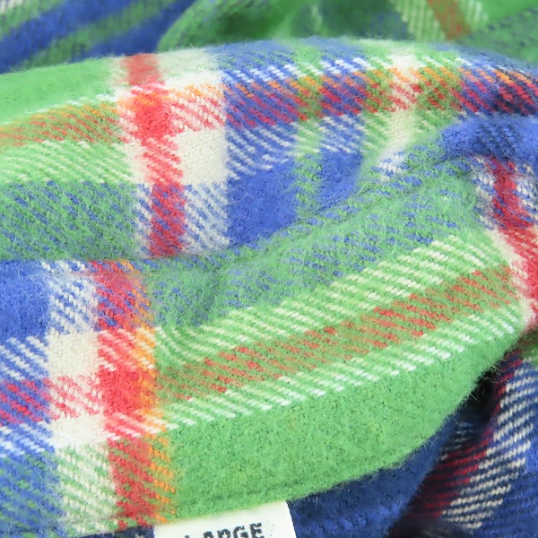 実際に弊社で買取させて頂いた(2)【未使用】SUGAR CANE/シュガーケーン LIGHT FLANNEL CHECK WORK SHIRT/ライトフランネルチェックワークシャツ SC28505/Lの画像 5枚目