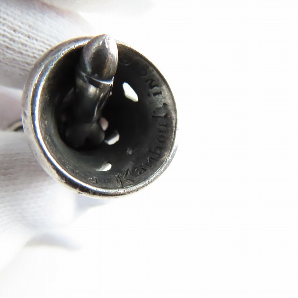 実際に弊社で買取させて頂いたLEONARD KAMHOUT/レナードカムホート 2クレーンベル ペンダント M の画像 5枚目