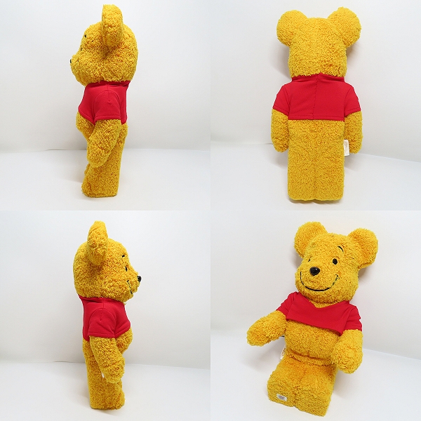 実際に弊社で買取させて頂いたMEDICOM TOY/メディコムトイ BE@RBRICK/ベアブリック Disney/ディズニー Winnie the Pooh COSTUME 400％ くまのプーさんの画像 2枚目