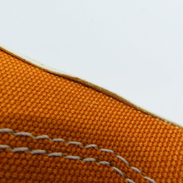 実際に弊社で買取させて頂いたVANS/バンズ オリジナルズ OFF THE WALL/オフ ザ ウォール ローカットスニーカー オレンジ×ベージュ T375/8の画像 6枚目