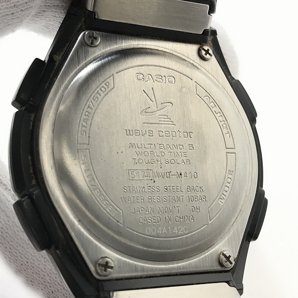 実際に弊社で買取させて頂いたCASIO/カシオ WAVE CEPTOR ウェーブセプター 時計/ウォッチ WVQ-M410-1AJFの画像 2枚目