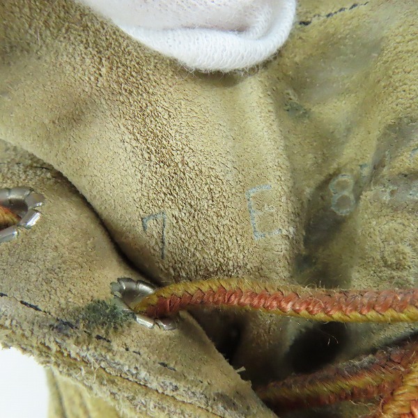 実際に弊社で買取させて頂いたRED WING/レッドウィング 犬タグ スウェード アイリッシュセッター/7Eの画像 6枚目