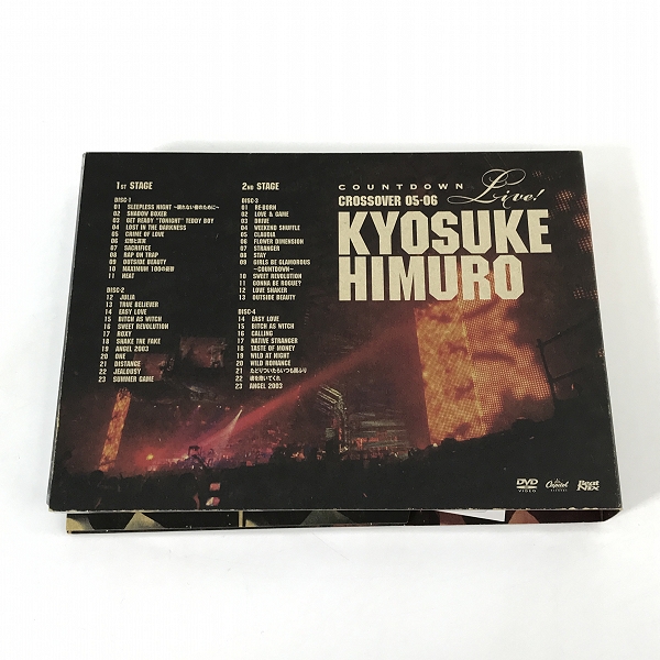 実際に弊社で買取させて頂いたKYOSUKE HIMURO/氷室京介 COUNTDOWN LIVE CROSSOVER 05－06 1st STAGE / 2nd STAGE DVD の画像 4枚目
