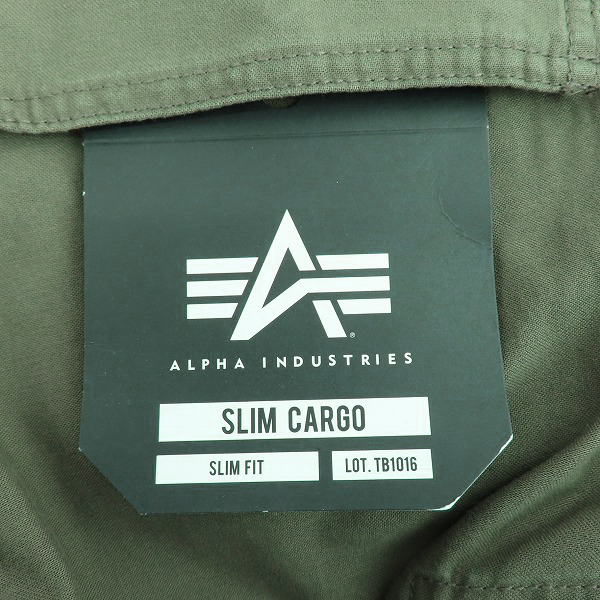 実際に弊社で買取させて頂いた【未使用】ALPHA INDUSTRIES/アルファ インダストリーズ  カーゴパンツ/ワークパンツ TB1016/XLの画像 7枚目