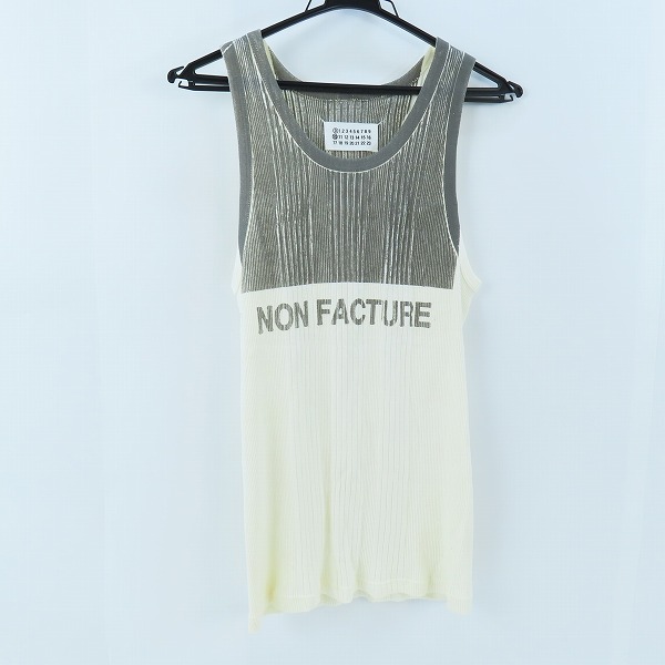 実際に弊社で買取させて頂いたMartin Margiela/マルタンマルジェラ 初期 アーティザナル タンクトップ/S