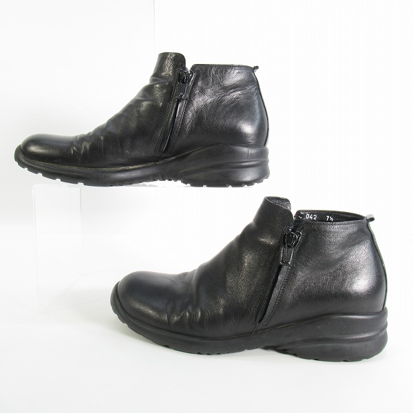 実際に弊社で買取させて頂いた【ジャンク】CoSTUME NATIONAL/コスチュームナショナル サイドジップ ショートブーツ 042/7.5の画像 3枚目