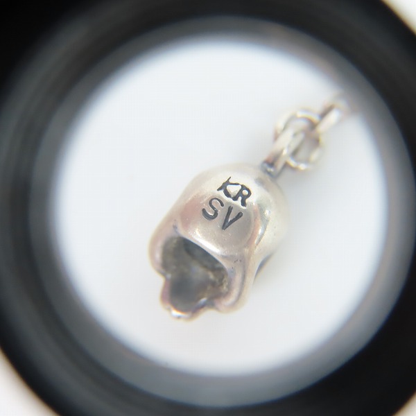 実際に弊社で買取させて頂いた【ギャラ付き】KONRON/コンロン ベビースカル ピアスの画像 4枚目