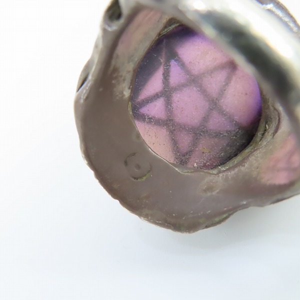 実際に弊社で買取させて頂いたALEX STREETER/アレックスストリーター 名古屋限定 エンジェルハートリング パープル/16-16.5号の画像 6枚目