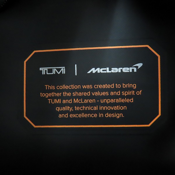 実際に弊社で買取させて頂いたTUMI×McLaren/トゥミ×マクラーレン Throttle Duffel/スロットル ダッフル バッグ 373038Dの画像 4枚目