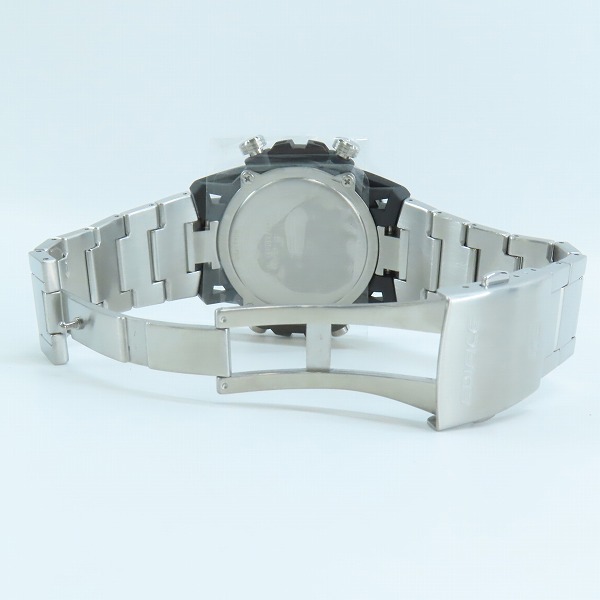 実際に弊社で買取させて頂いた【未使用】CASIO/カシオ EDIFICE/エディフィス ソスペンシオーネ ECB-2000シリーズ 腕時計 ECB-2000YD-1AJFの画像 3枚目