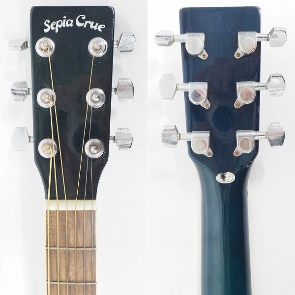 実際に弊社で買取させて頂いた★【難有り】Sepia Crue/セピアクルー F-20-BLS アコースティックギター/アコギの画像 2枚目