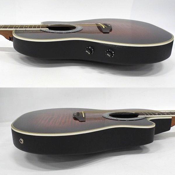 実際に弊社で買取させて頂いた★K.GARAGE/Kガレージ  EA-400 BRB エレアコ/アコースティックギター/アコギ ソフトケース付の画像 7枚目