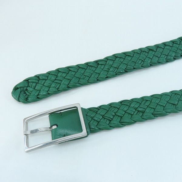 実際に弊社で買取させて頂いたBOTTEGA VENETA/ボッテガヴェネタ イントレチャート レザーベルト 652912 vcq71/Sの画像 1枚目