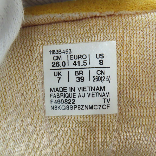 実際に弊社で買取させて頂いたOnitsuka Tiger/オニツカタイガー DENTIGRE LL/デンティグレ スニーカー 1183B453/26の画像 5枚目