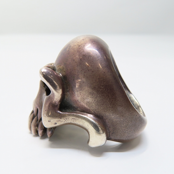 実際に弊社で買取させて頂いたTHIRTEEN DESIGNS/サーティーンデザインズ ホラースカルリング 17-18号の画像 2枚目