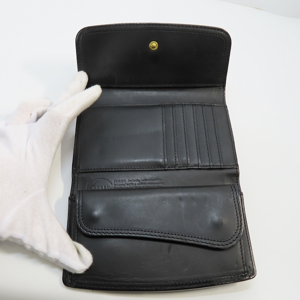 実際に弊社で買取させて頂いたCORBO/コルボ 三つ折り財布/ウォレットの画像 3枚目