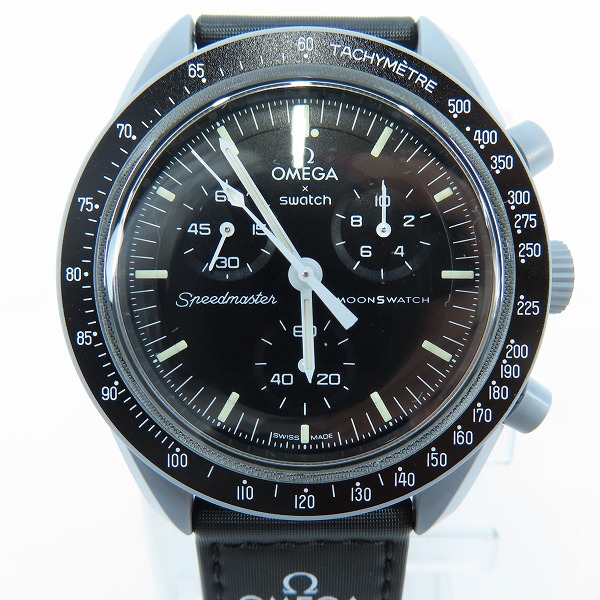 実際に弊社で買取させて頂いた【保証期間内】OMEGA×SWATCH/オメガ×スウォッチ スピードマスター MISSION TO THE MOON  腕時計 SO33M100