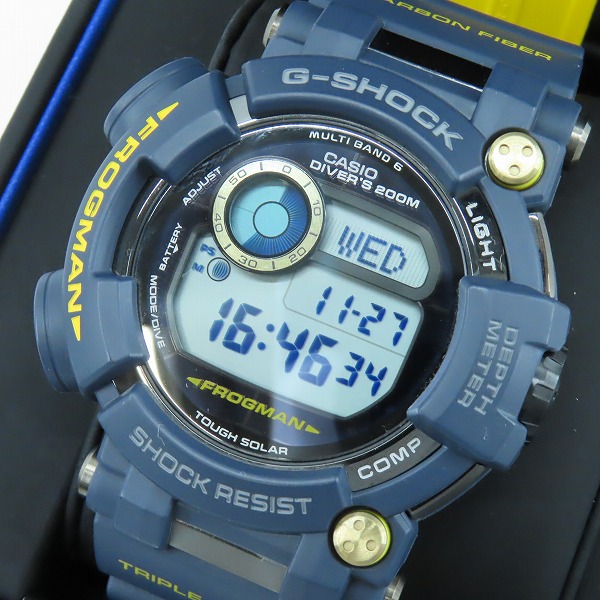 実際に弊社で買取させて頂いたG-SHOCK/Gショック MASTER OF G FROGMAN/マスターオブG フロッグマン マスターインネイビーブルー GWF-D1000NV-2JF