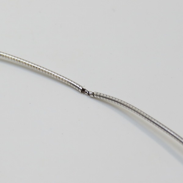 実際に弊社で買取させて頂いたHERMES/エルメス H チャーム ポップアッシュ ワイヤー ネックレスの画像 7枚目