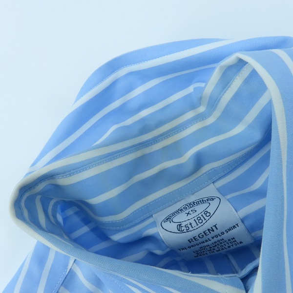 実際に弊社で買取させて頂いたBrooks brothers/ブルックスブラザーズ ストライプ ボタンダウンシャツ /XS 2点セットの画像 4枚目