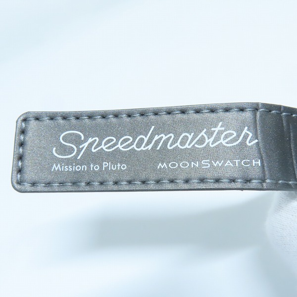 実際に弊社で買取させて頂いたOMEGA×Swatch/オメガ×スウォッチ ムーンウォッチ ミッション トゥ プルート クロノグラフ クオーツ SO33M101の画像 4枚目