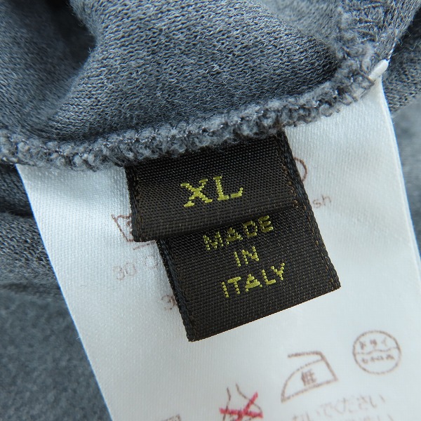 実際に弊社で買取させて頂いたLOUIS VUITTON/ルイヴィトン VOYAGE 都市 サークルワッペンロゴ Tシャツ RM162 CMS HAY85W/XLの画像 3枚目