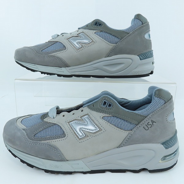 実際に弊社で買取させて頂いたWTAPS×NEW BALANCE/ダブルタップス×ニューバランス 990V2 スニーカー M990WT2/26の画像 3枚目