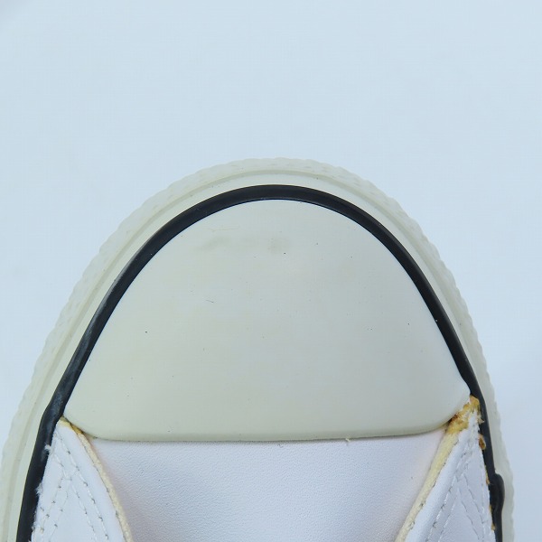 実際に弊社で買取させて頂いた(2)CONVERSE/コンバース LEATHER ALL STAR OX/レザー オールスター ホワイト 11552/26.0の画像 7枚目