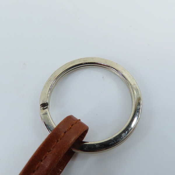 実際に弊社で買取させて頂いたJOHN LOBB/ジョンロブ  POMPOM KEYRING/キーホルダー キーリング ブラウンの画像 5枚目