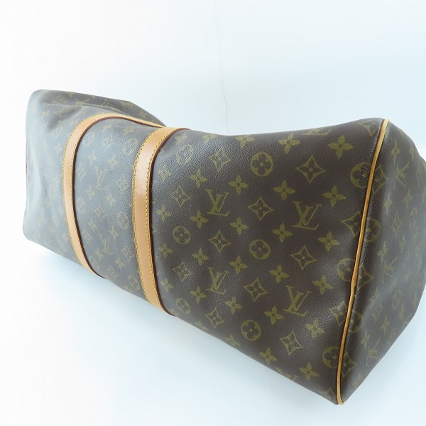 実際に弊社で買取させて頂いたLOUIS VUITTON/ルイヴィトン キーポル バンドリエール55 モノグラム ボストンバック M41414の画像 2枚目