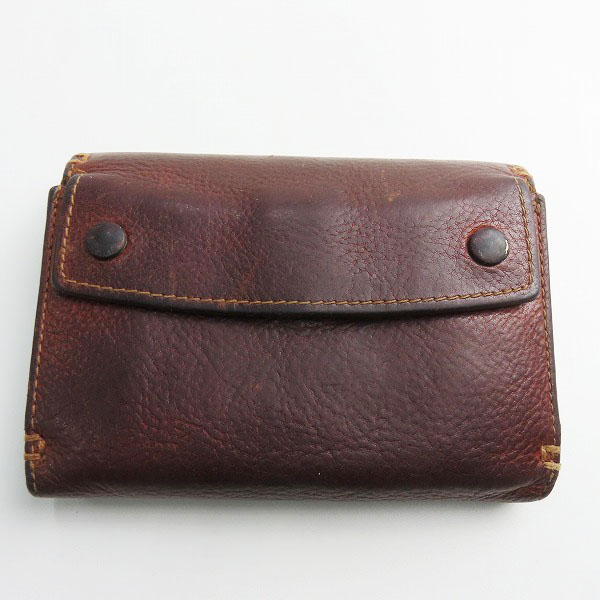 実際に弊社で買取させて頂いたCORBO/コルボ Algoritmo the FLOW/アルゴリトモ 3つ折り財布/ウォレット 1LG-0703の画像 1枚目