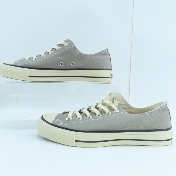 実際に弊社で買取させて頂いたCONVERSE/コンバース CANVAS AS J OX キャンバススニーカー 日本製 グレージュ/8の画像 3枚目