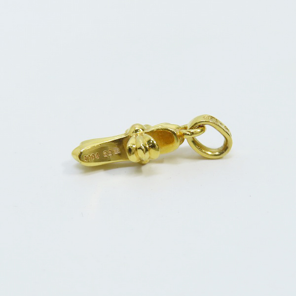 実際に弊社で買取させて頂いたCHROME HEARTS/クロムハーツ 22K CRS BBYFAT/ベビーファット クロス チャーム/トップの画像 3枚目