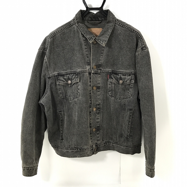 実際に弊社で買取させて頂いたLevi's/リーバイス ユーロリーバイス/チュニジア製/ブラックデニムジャケット/Gジャン 70503-02/XXL