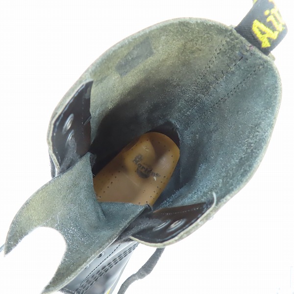 実際に弊社で買取させて頂いたDr.Martens/ドクターマーチン 10EYE BOOTS 10ホール ブーツ レザー ブラック 1490/UK7の画像 4枚目