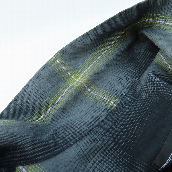 実際に弊社で買取させて頂いたLAD MUSICIAN/ラッドミュージシャン 24SS PAJAMA SHIRT/パジャマシャツ チェック柄 2124-109/42の画像 5枚目