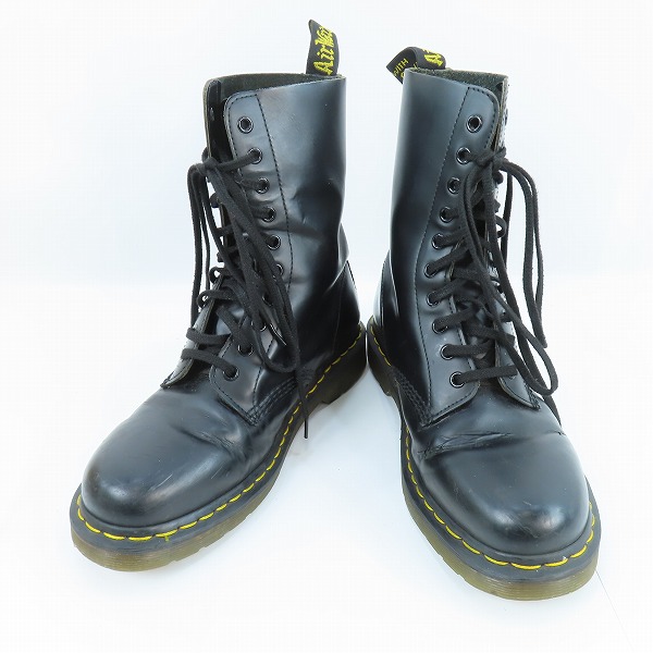 実際に弊社で買取させて頂いたDr.Martens/ドクターマーチン 10EYE BOOTS 10ホール ブーツ レザー ブラック 1490/UK7