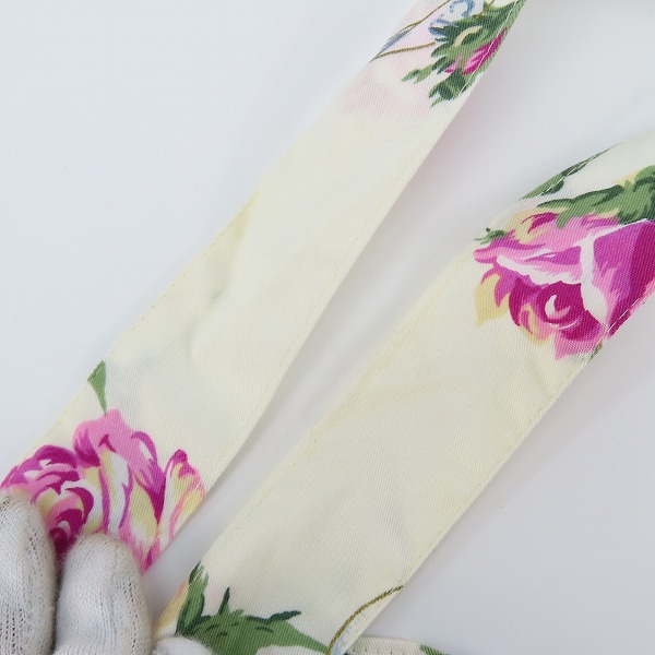 実際に弊社で買取させて頂いたChristian Dior/クリスチャンディオール 花柄 エプロン  の画像 7枚目