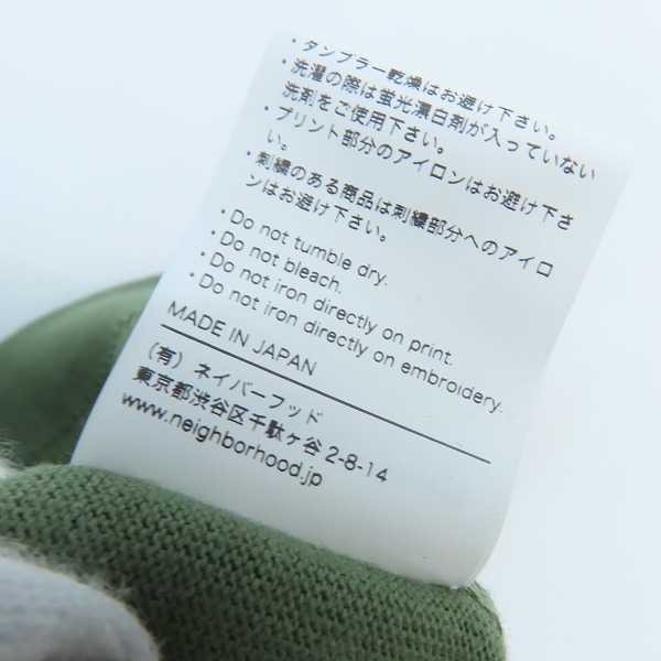 実際に弊社で買取させて頂いたNEIGHBORHOOD/ネイバーフッド 24aw ラバープリントTシャツ NH. TEE LS-17/Mの画像 4枚目