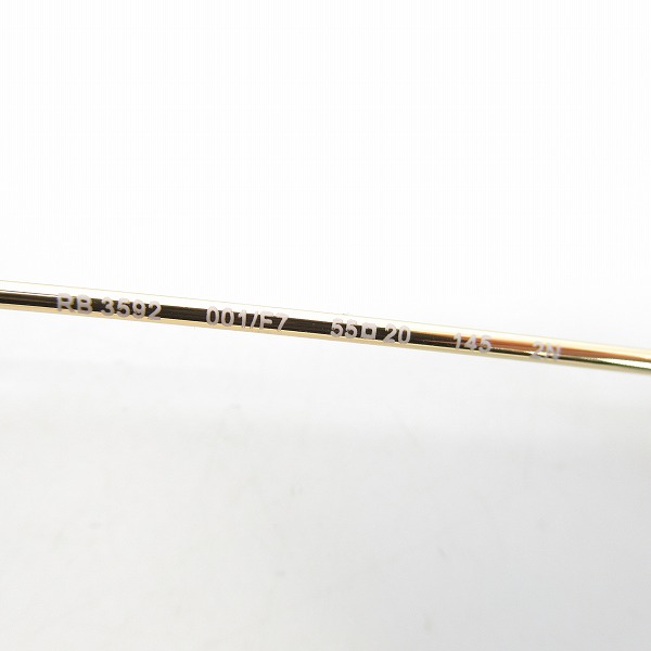 実際に弊社で買取させて頂いたRay-Ban/レイバン サングラス/アイウェア RB3592 001/F7の画像 4枚目