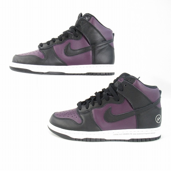 実際に弊社で買取させて頂いたNIKE×FRAGMENT DESIGN/ナイキ×フラグメントデザイン DUNK HI/F ダンク ハイ/F DJ0382-600/27.0の画像 3枚目