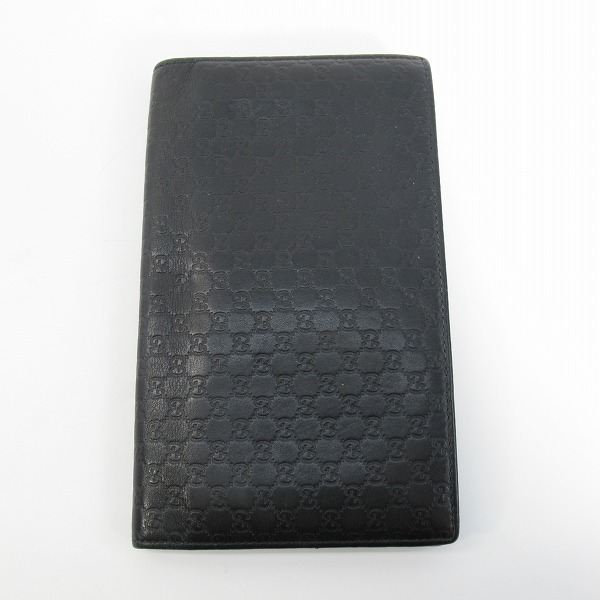 実際に弊社で買取させて頂いたGUCCI/グッチ グッチシマ 長財布 ブラック 32210-534041