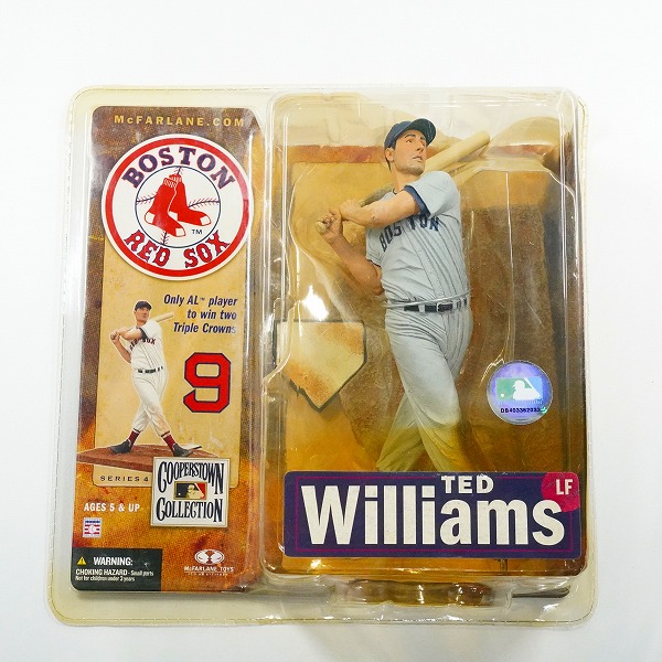 実際に弊社で買取させて頂いた(1)【未開封】MCFARLANE/マクファーレン SPORTSPICKS ボストン・レッドソックス #9 TED Willoams フィギュア