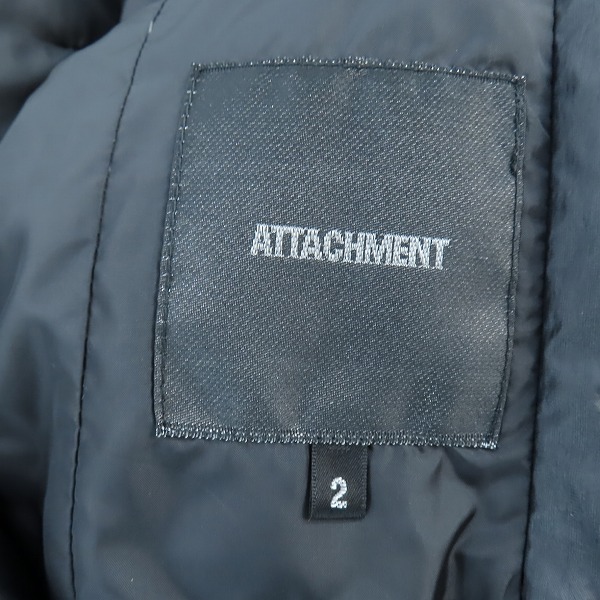 実際に弊社で買取させて頂いたATTACHMENT/アタッチメント 11AW ナイロン ダウンジャケット AB12-235/2の画像 2枚目