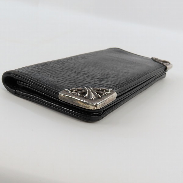 実際に弊社で買取させて頂いたCHROME HEARTS/クロムハーツ シングルフォールド ロングウォレット チップスコーナー の画像 2枚目