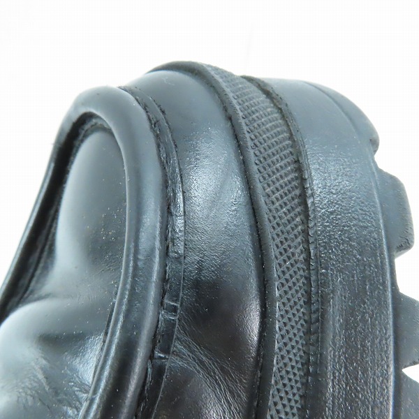 実際に弊社で買取させて頂いた【ジャンク】PRADA/プラダ 901 ベルクロ チロリアン シューズ/7.5の画像 9枚目